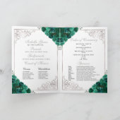 グリーン＆シルバー フローラル ティアラ キンセアニエラ プログラム (内部)