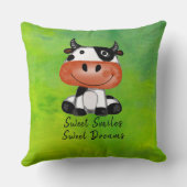 グリーン スウィート スマイル - スウィート ドリームス クッション (裏面)