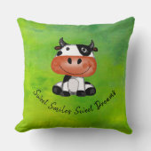 グリーン スウィート スマイル - スウィート ドリームス クッション (正面)