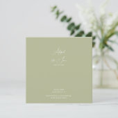 グリーン スクエア 結婚式 Save the Date セーブザデート (スタンド正面)