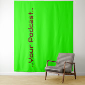 グリーン スクリーン - あなたの言葉のタペストリー タペストリー (インサイチュ)