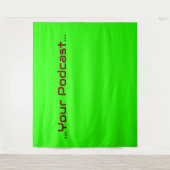グリーン スクリーン - あなたの言葉のタペストリー タペストリー (正面)