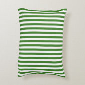 グリーン ストライプ アクセントクッション (裏面(縦))