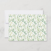 グリーン・スプリング ボタニカルハーブ・セーブ・ザ・デート 招待状 (裏面)