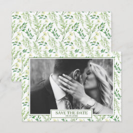 グリーン・スプリング ボタニカルハーブ・セーブ・ザ・デート 招待状