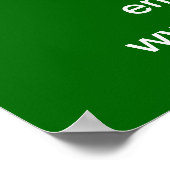 グリーン・セント・パトリックのデイビジネス販売のポスター ポスター (角)