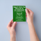 グリーン・セント・パトリックのデイビジネス販売チラシ チラシ (手)