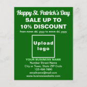 グリーン・セント・パトリックのデイビジネス販売チラシ チラシ (正面)