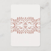 グリーン タラベラ タイル  詳細カード 招待状 挿入紙 (裏面)