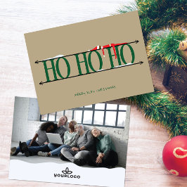 グリーン&タン・エルフのいたずら コーポレートクリスマス シーズンカード