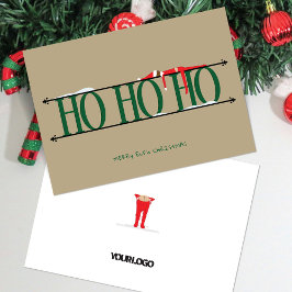グリーン&タン・エルフのいたずら コーポレートクリスマス シーズンカード