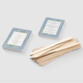 グリーン ダスティーブルー 洗礼 キリスト教徒の名付け プログラム ハンドファン (組立なし)