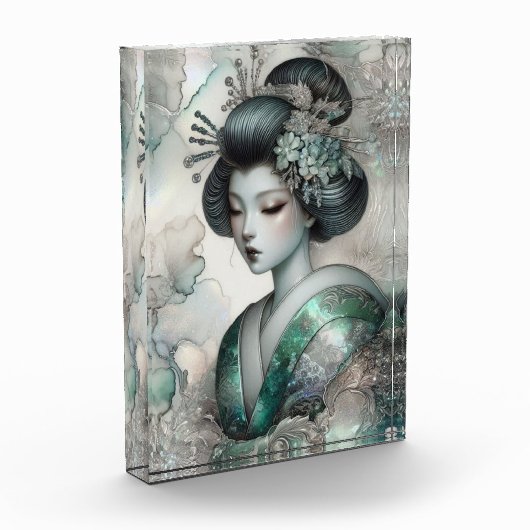 グリーン・デザイン・シリーズの芸者 #2 フォトブロック (左)