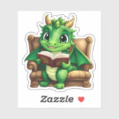 グリーン・ドラゴン読のステッカー シール (シート)