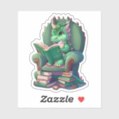 グリーン・ドラゴン読のステッカー シール (シート)