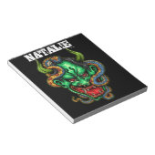  グリーン・ドラゴン  ノートパッド (アングル)