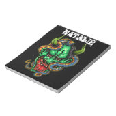  グリーン・ドラゴン  ノートパッド (回転)