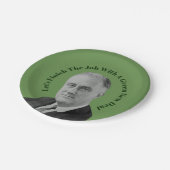 グリーン・ニューディールで仕事を完遂せよ ペーパープレート (アングル)