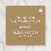 グリーン ネイビー ゴールド お礼タグ フェイバータグ (裏面)