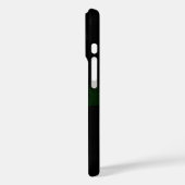 グリーン・ネオン・パワー:輝く霧の中のラグジュアリースポーツカー Case-Mate iPhoneケース (裏面 / 左)