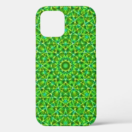 グリーン・ネット・カレイドスコープ Case-Mate iPhoneケース (裏面)
