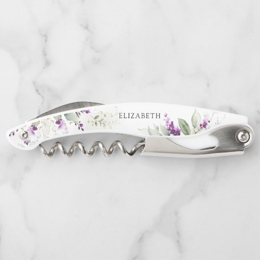 グリーン ネーム ウェイターのワインボトルオープナー ソムリエナイフ (裏面)