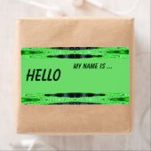 グリーン・ネーム・バッジ ラベル (インサイチュ)