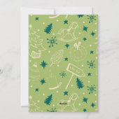 グリーン・ノーム・フォー・ザ・ホリデイズ クリスマス・フォト シーズンカード (裏面)