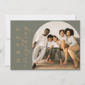 グリーン ハッピー エブリシング シーズンカード (正面)