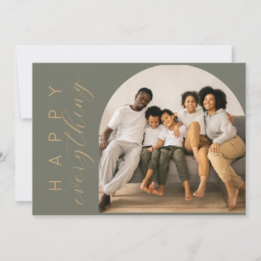 グリーン ハッピー エブリシング シーズンカード (正面)