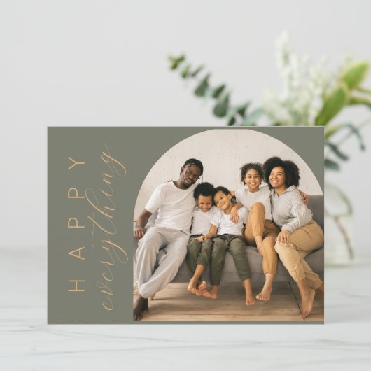 グリーン ハッピー エブリシング シーズンカード (スタンド正面)