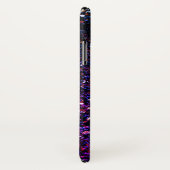 グリーン&パープルグリッター彗星&モノグラム Case-Mate iPhoneケース (裏面/右)