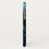 グリーン&パープルグリッター彗星&モノグラム Case-Mate iPhoneケース (裏面/左)