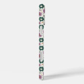 グリーン&パープル開花ウィムシー Case-Mate iPhoneケース (裏面 / 右)