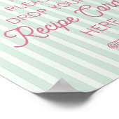 グリーン パームスプリングス ビーチ シェア レシピ ブライダル ポスター (角)