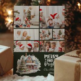 グリーン ビンテージ クリスマス 7 写真 ファミリー