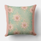 グリーン&ピンクスタイルと心地よい装飾用クッション クッション (裏面)