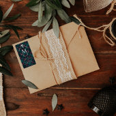 グリーン&ピンクタータンチェック | モノグラムカスタムクリスマス ラベル