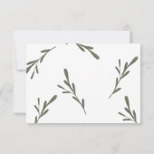 グリーン・ファースト・コミュニオンガール・ボーイ サンキューカード (裏面)