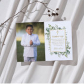 グリーン・ファースト・コミュニオンサンキューカード サンキューカード