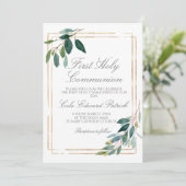 グリーン・ファースト・コミュニオン 招待状 (スタンド正面)