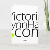 グリーン・フェアリー・サンキュー サンキューカード (裏面)