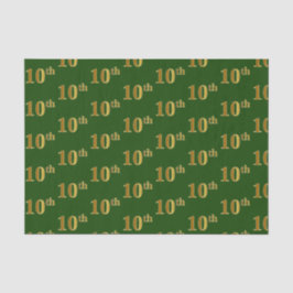 グリーン、フェイク金ゴールド10番目（10番目）のイベントティッシュペーパー 薄葉紙