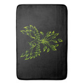 グリーン・フェニックスがブラックで登場 バスマット (正面縦)