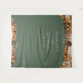 グリーン・フォール・ウェディング タペストリー (正面(横))