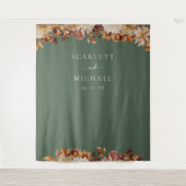 グリーン・フォール・ウェディング タペストリー (正面)