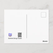 グリーン フログ カートゥーン カスタム ハッピー バースデー ポストカード (裏面)