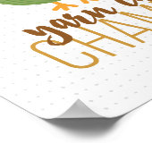 グリーン&ブラウンヤーンのチキンチャンピオンポスター ポスター (角)