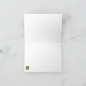 グリーン&ブラウンヤーンチキンチャンピオンのノートカード ノートカード (内部)