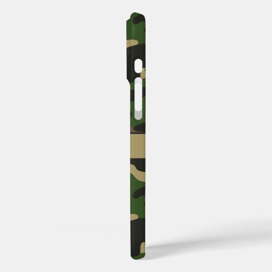 グリーン ブラウン カモフラージュ オリジナル Case-Mate iPhoneケース (裏面 / 左)